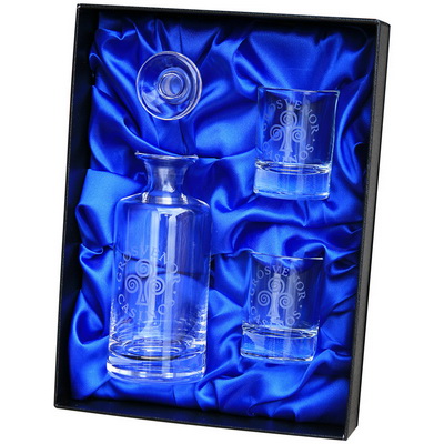 Image of Mini Decanter and 2 Shot Glasses Gift Set