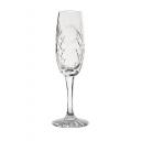 Image of 165ml Glencoe Lead Crystal Panel Champagne Flute