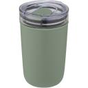 Image of Bello 420 ml glass tumbler with recycled plastic outer wall